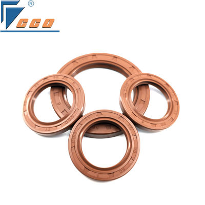 Xương kim loại Hydraulic Oil Seal màu nâu FKM cao su