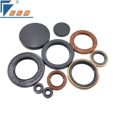 FKM NBR Goma Oil Seal Kim loại Skeleton Hydraulic Oil Seals Wear Resistant