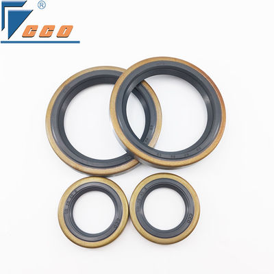 Loại NBR Lips Oil Seal Double Lips Steel Rubber Oil Seal Cho máy bơm chân không