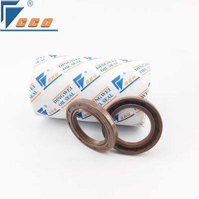 Phớt chặn dầu loại FKM TC chịu nhiệt đến 250°C, màu nâu, phớt hai môi cho hộp số